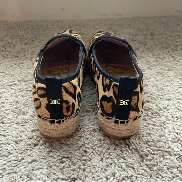 Sam Edelman Carrie Platform Espadrille Slip On Leopard - Picture 6 of 6